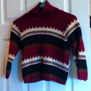 Striped vintage turtleneck